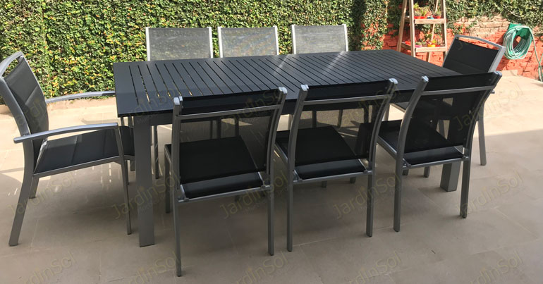 Mesa Boheme 2.20 x 1m con Sillas Classic