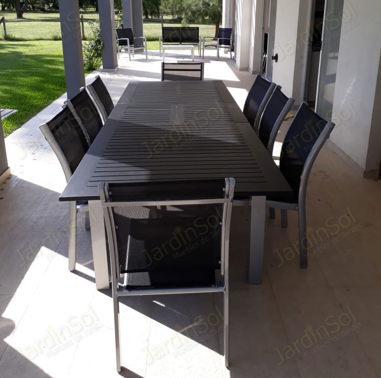 Mesa Boheme 2.20 x 1m con Sillas Classic