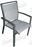 Sillon Onyx aluminio tela textilene